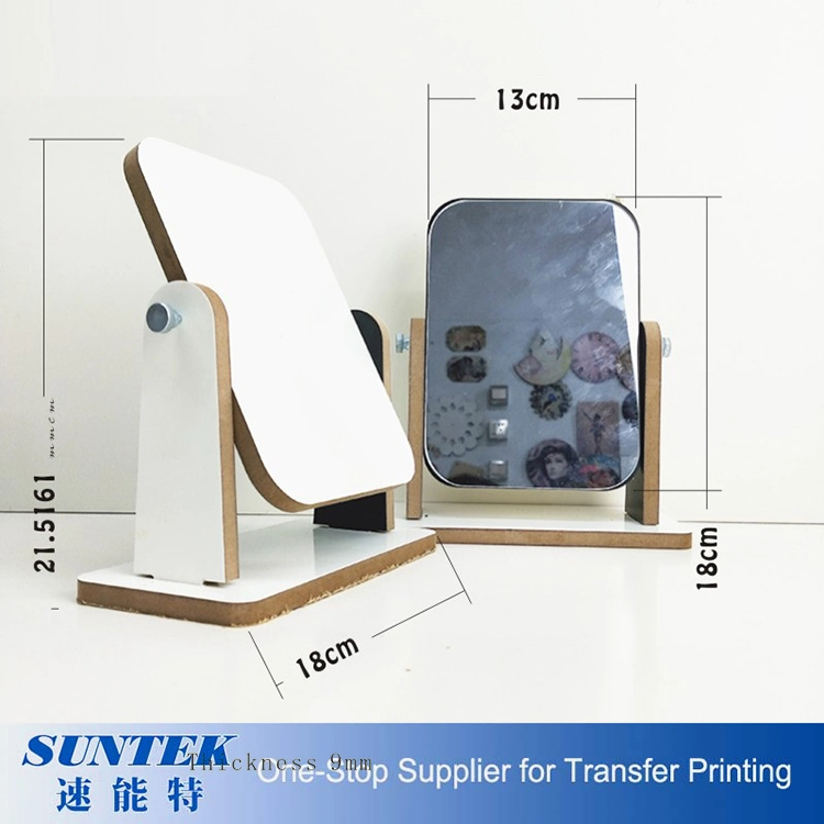 Sublimation Dressing Mirror Custom MDF Sublimation Table Mirror