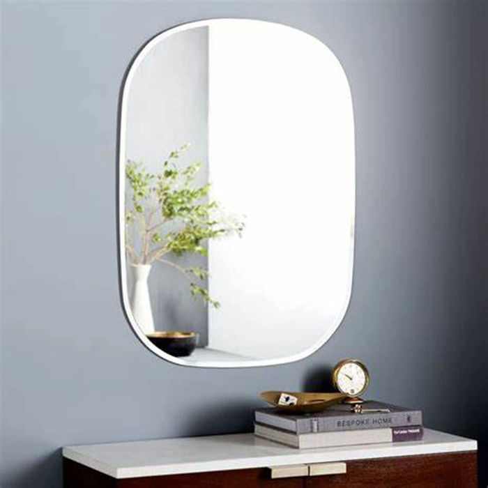 Wholesale All Siz Decorative Round Shape Metal Framed Mirror Aluminium Plated Wall Mirror for Hotel House 50, 60, 80