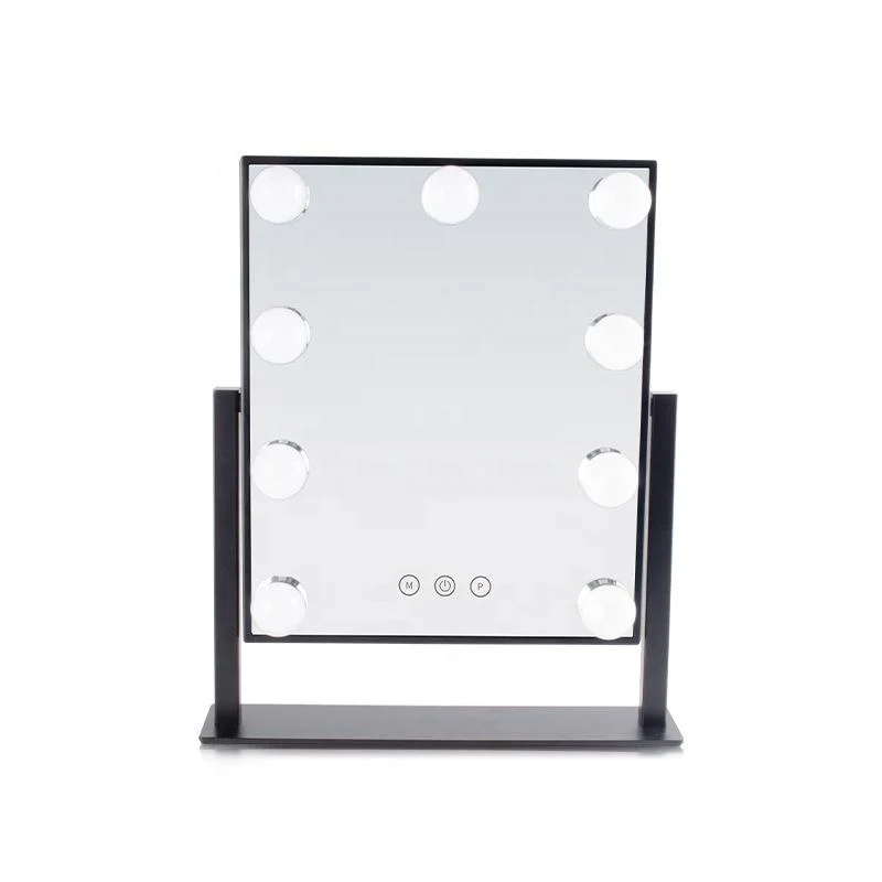 Hollywood HD Touch Screen Three-Color Light Optional LED Makeup Mirror