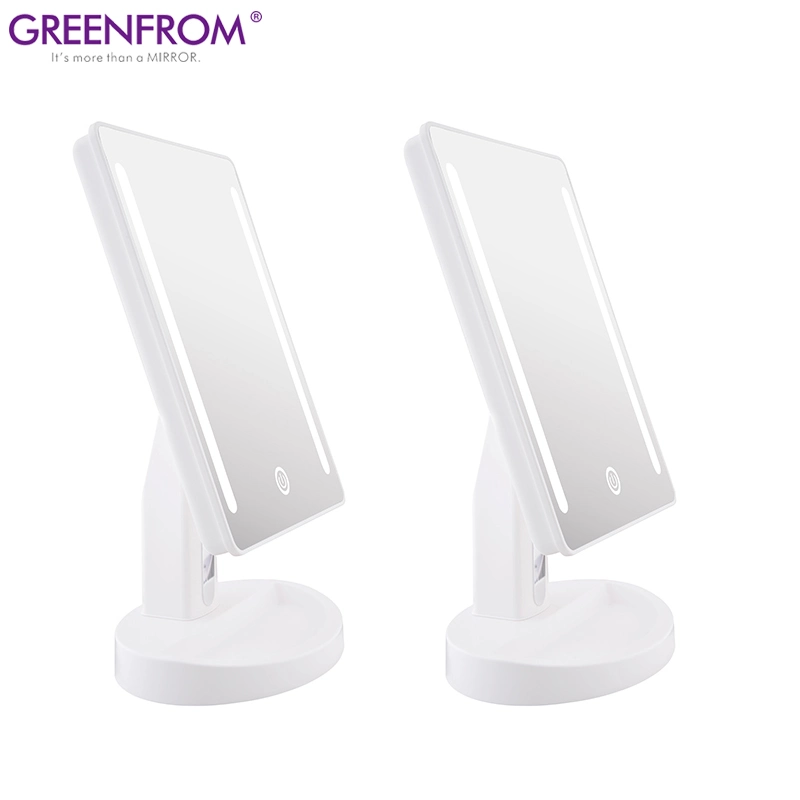 Square Single Side LED Vanity Table Dressing Makeup Mirror