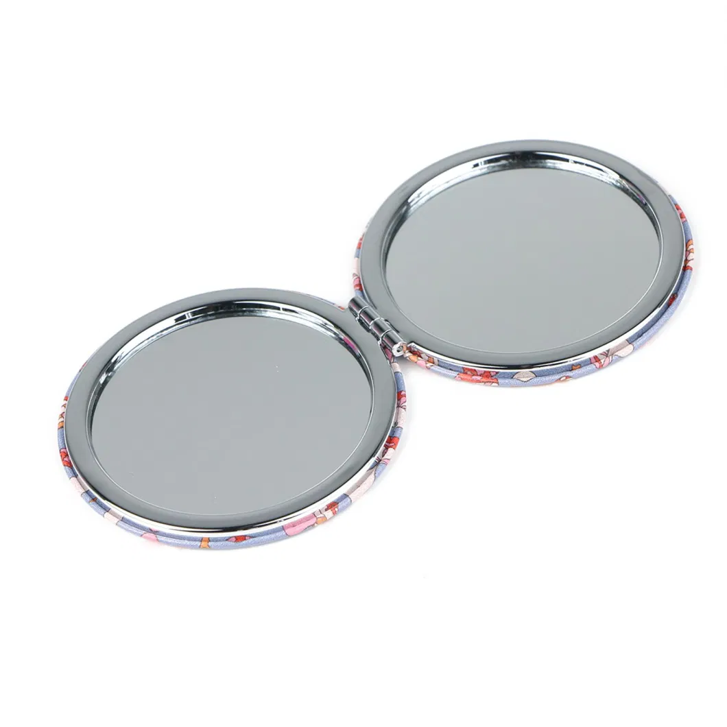 Ultra-Thin Round Foldable Makeup Mirror Mini Hand-Held Cosmetic Tool Makeup Mirror Travel Pocket Beauty Mirror