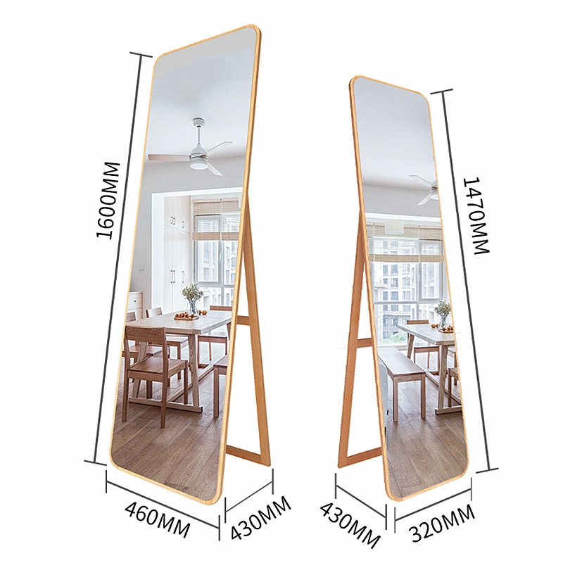 Floor Dressing Mirror Solid Wood Dressing Mirror 0448