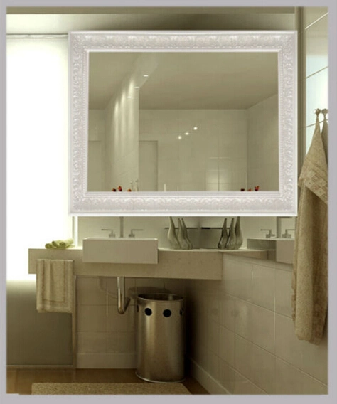 Home Decoration Bathroom Wall Mirror Wooden Framed Mirror