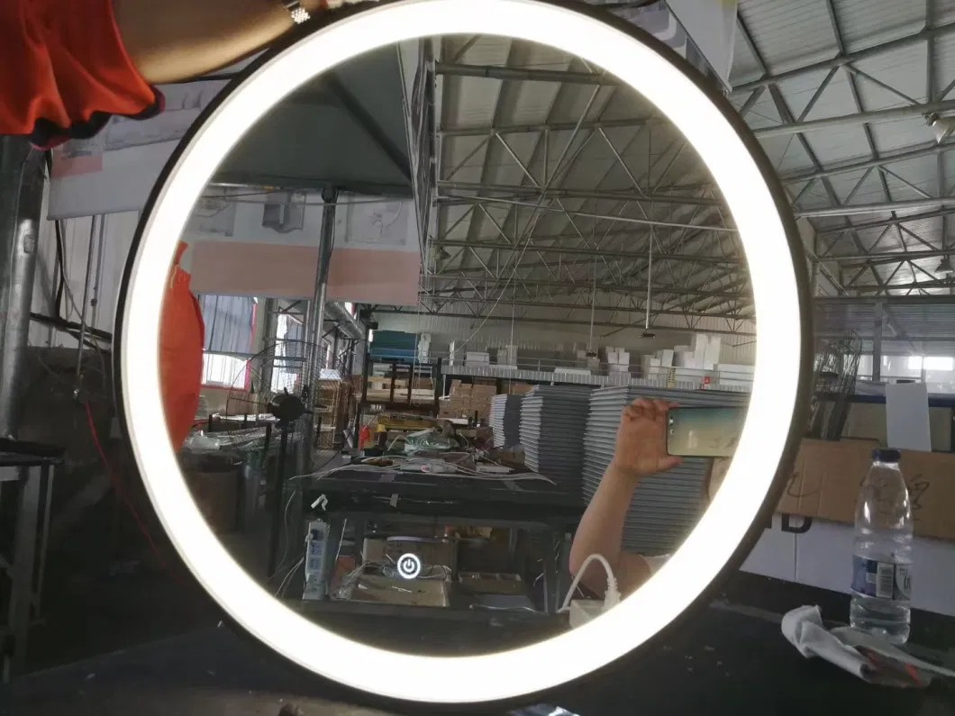 Waterdrop LED Backlit Circular Lighting Mirror