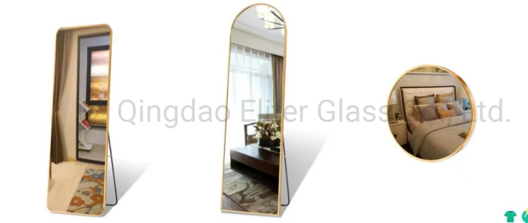 Custom Size Modern Design Hotel Large Full Length Dressing Bedroom Floor Standing Mirror