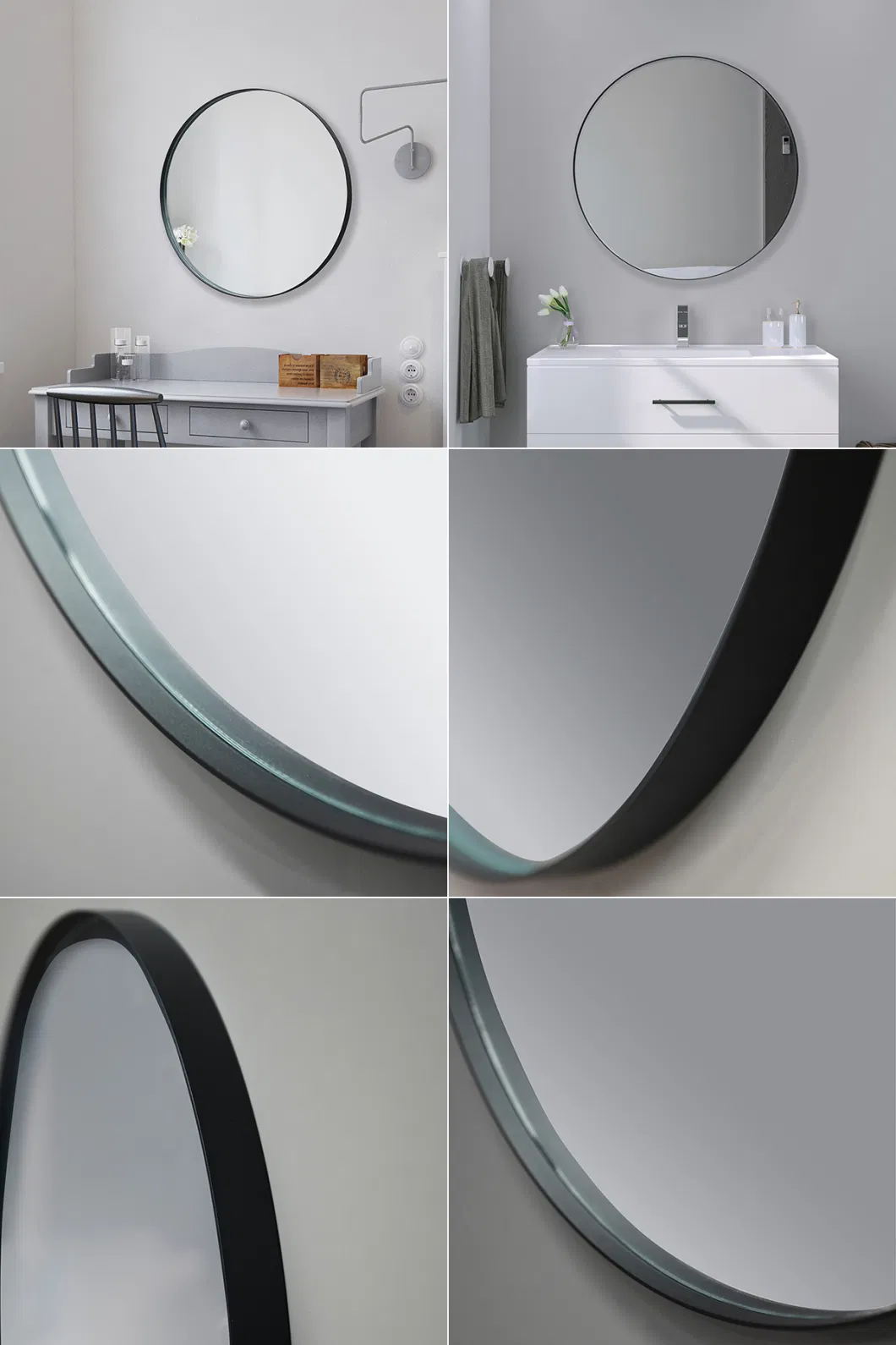 Factory Direct Price Round Large Wall Decorative Bathroom Smart Mirrors