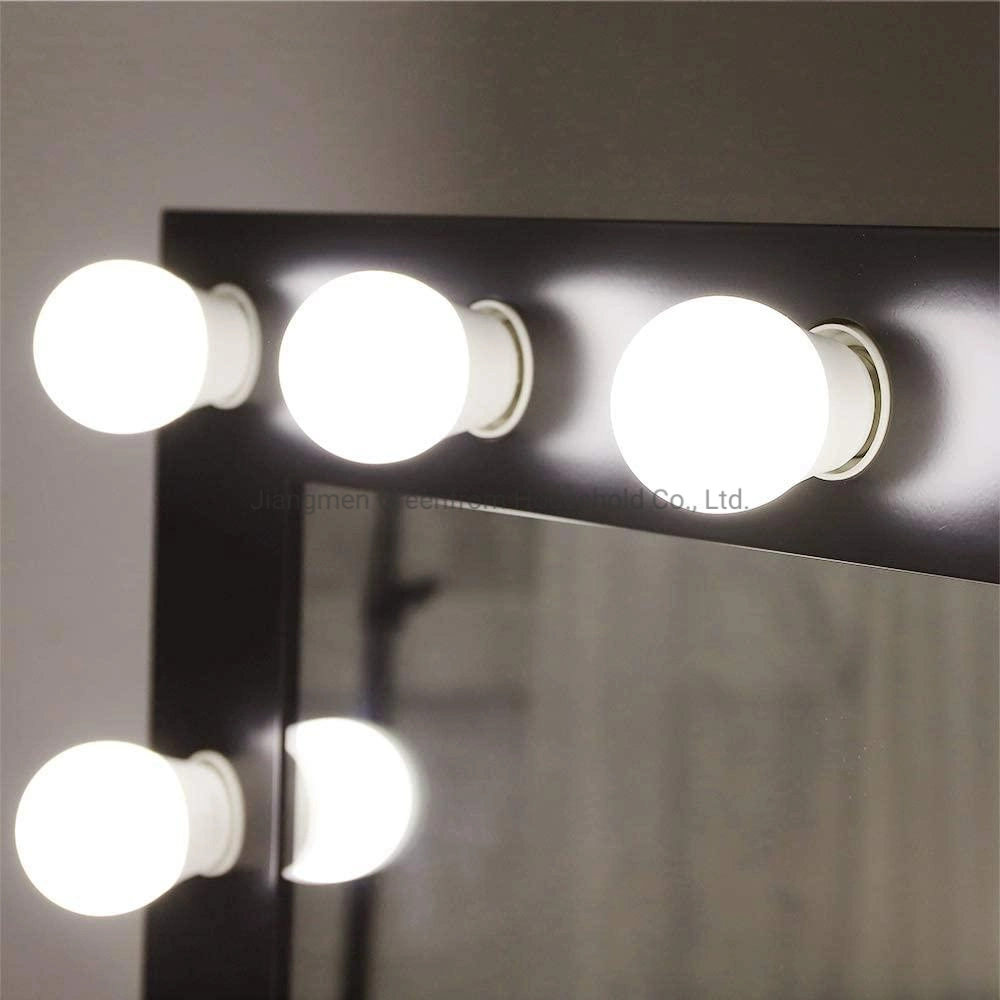 Greenform New Hollywood LED Bulbs Desktop Cosmetic Vanity Mirror for Dresser