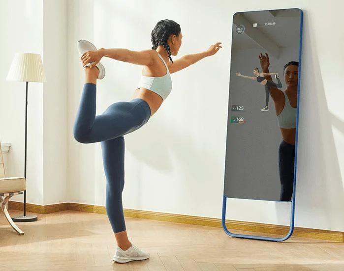 Saida OEM Smart Mirror with Touch Screen Magic Glass Mirror Oneway Two-Way Mirror Glass for Gym/Hotel/Smart Hom