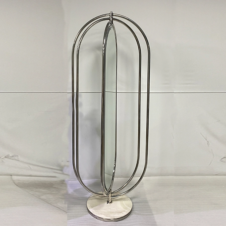 Bathroom Rotating Oval Floor Mirror Hotel Bath Room Modern Mirrors