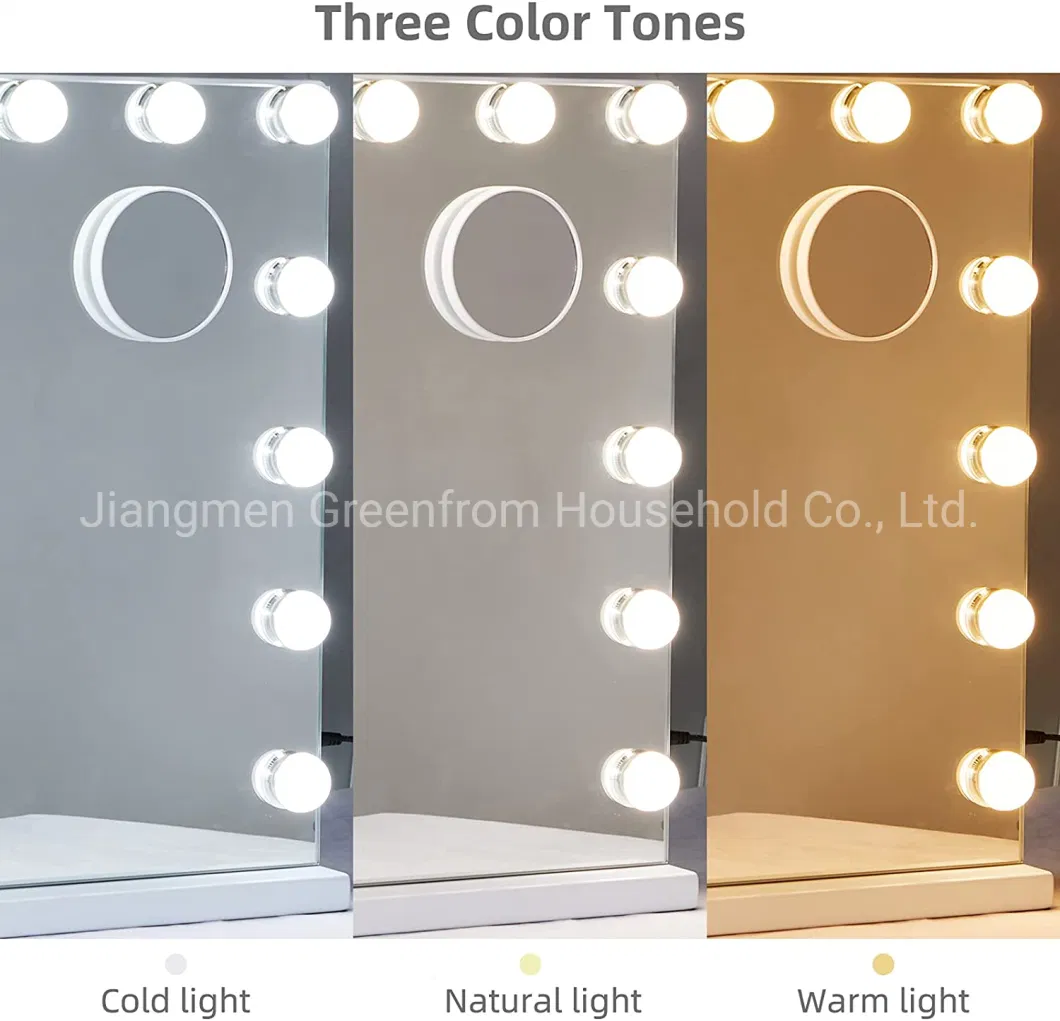 2021 Hot Selling 15 PCS Light Bulbs Full Length Table or Wall Mounted Dressing Makeup Mirror