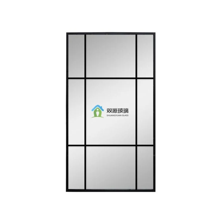 Customized Modern Stylish Bathroom Iron Alloy Framed Mirror Full Length Standing Floor Wall Mirror for Decoration