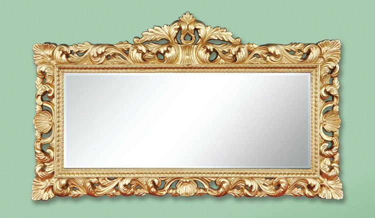 Mirror Frame Wooden Frame Baroque Photo Frame Royal Look Mirror Frame