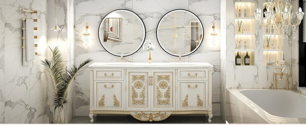 Bathroom Mirror, Circular Wall Mounted, Wall Mounted Makeup Mirror, Washbasin Mirror, Toilet Mirror