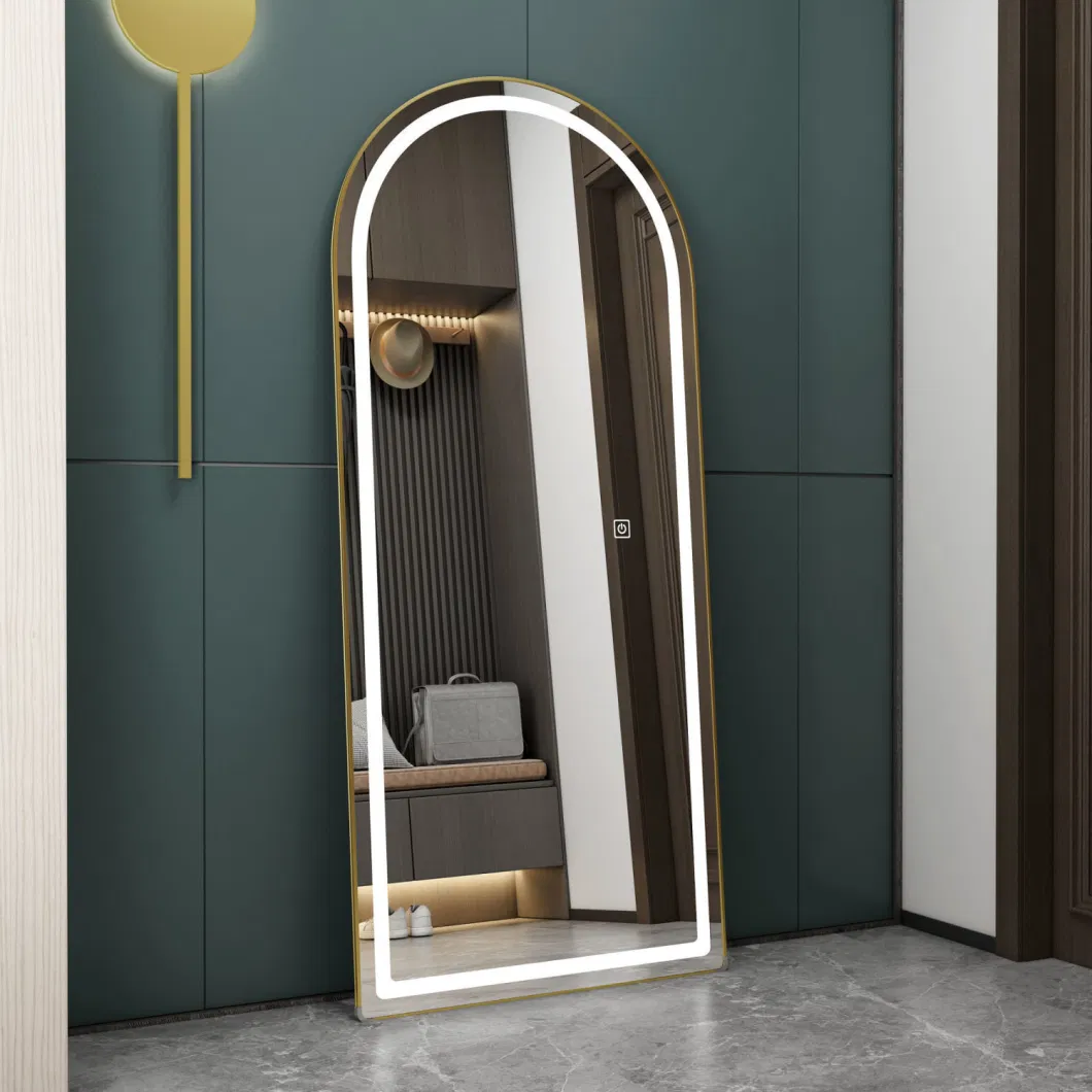 Popular Vanity Cheval Mirror Free Standing Full Length Floor Dressing Mirror Adjustable Bedroom Furniture Framed Floor Mirror