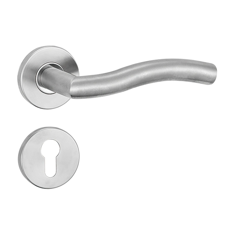 Zinc-Alloy Eye Door Handle Chrome-Plated S-Shaped Anticorrosive Bathroom Handle