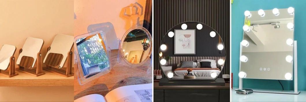 Smart Glass Vanity Furniture LED Bathroom Wall Mirror with Lights 5/6mm /Aluminium/Copper Free/Laminated