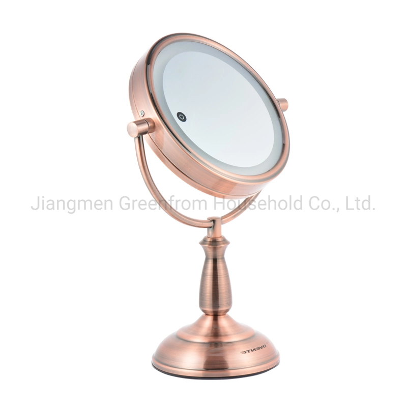 1X-10X Magnification Round Shape Double Sides Dressing Table LED Vanity Makeup Mirror with Lights Kit