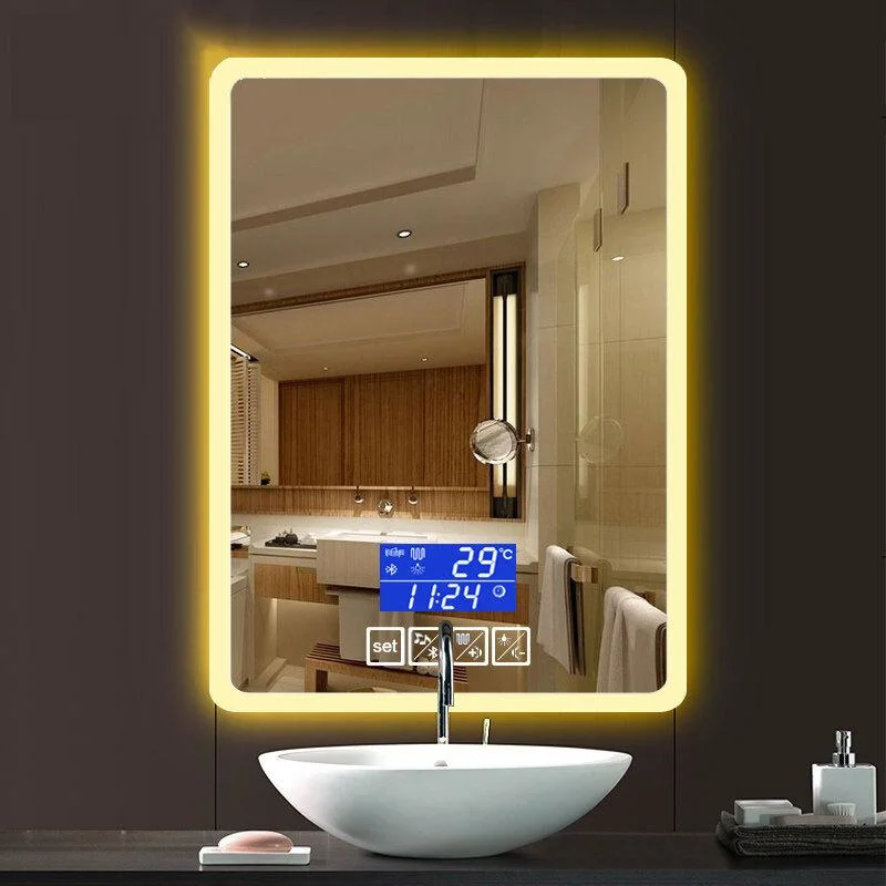 Luxury Intelligent Design LED Light Bluetooth Antifogging Bathroom Mirror