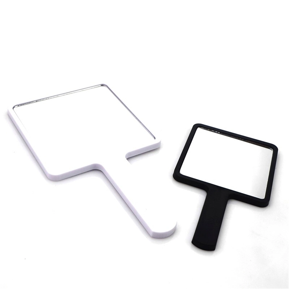 Wholesale Single Side Square Handheld Plastic Cosmetic Mirror