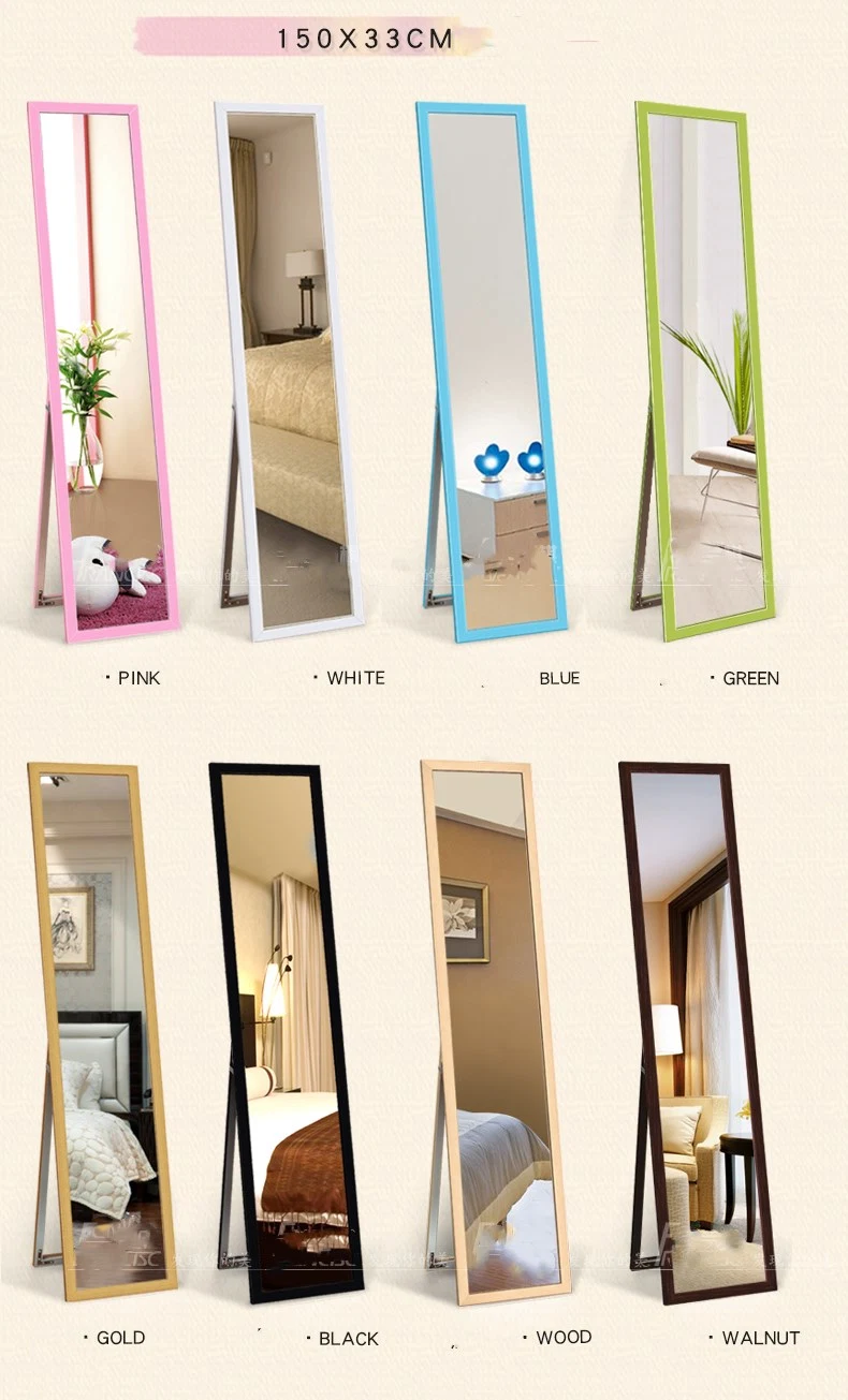 Top Sales Plastic Changing Mirror Full Body Floor Mirror Bedroom Clothing Store