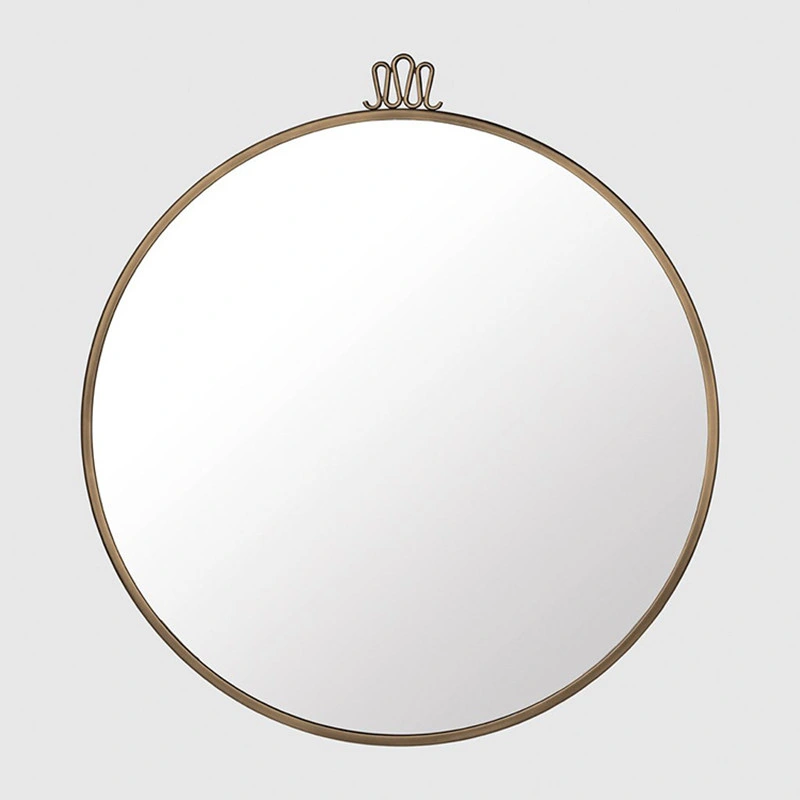 Wash Basin Decorative Furniture Large Gold Frame Glass Round Mirror