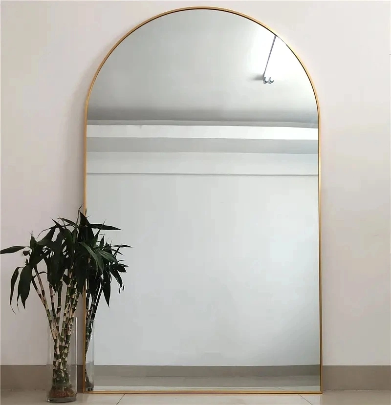 Full-Length Frameless Aluminum Reflective Glass Mirror Home Decor Bathroom Wall Use