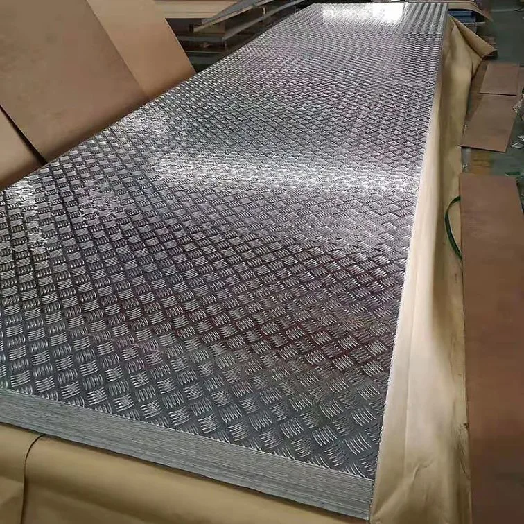 Wholesale Good Quality 8X4 08mm Checkered Plate Aluminium Sheet Price 1000 3000 5000 Series Aluminum Diamond Plate for Flooring