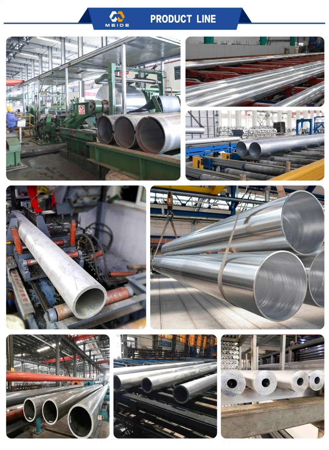 OEM Custom Hot Sell Decorative Aluminum Pipe1060 3003 3005 2024 5052 5083 6082 6066 6063 7075 Mechanical Equipment Seamless Hot Rolled Mirror Aluminum Tube