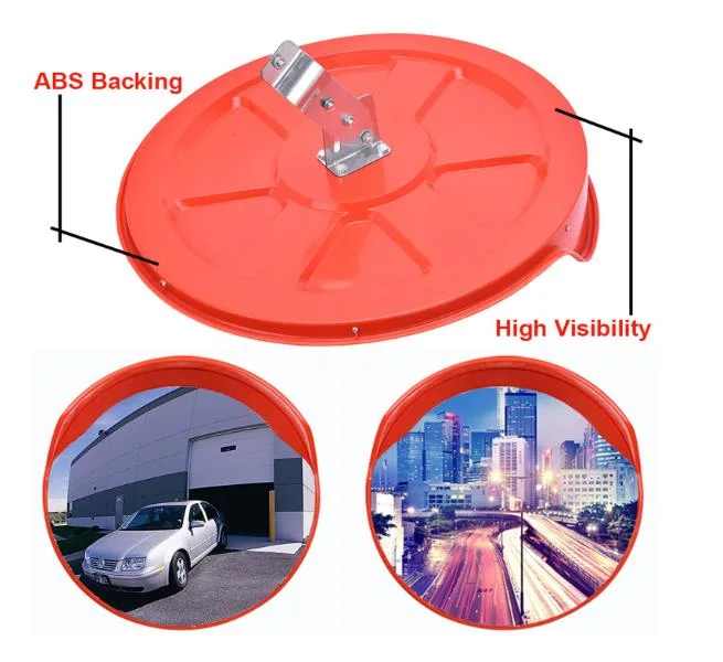 24 Inch Large Round Outdoor Blind Spot Safety Convex Mirror