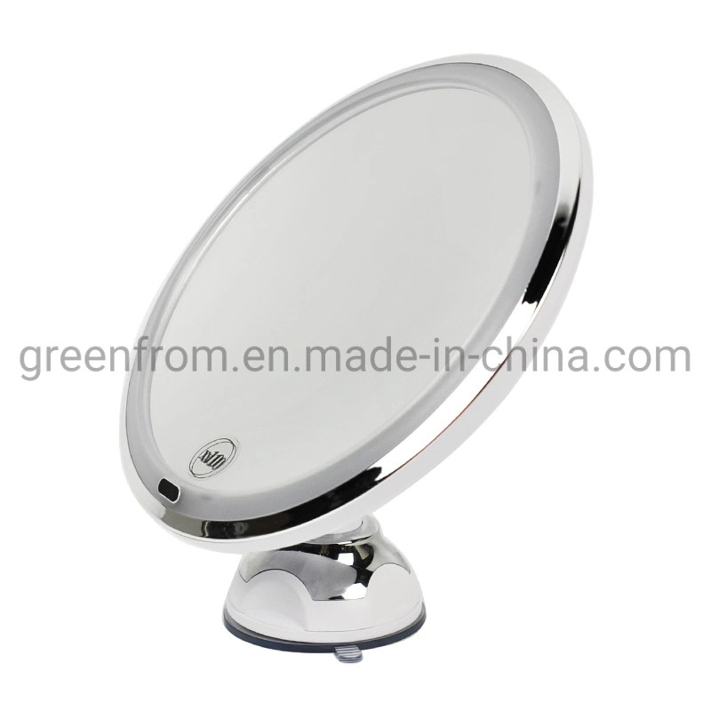 Lighted 10X Magnifying Makeup Mirror with Power Locking Suction Cup, Bright Diffused Light and 360 Degree Rotating Adjustable Arm