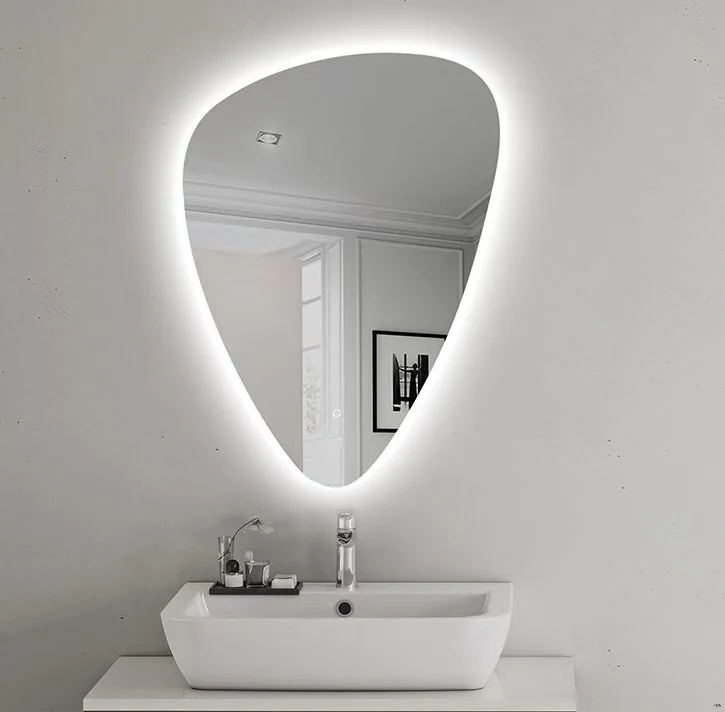 Waterdrop LED Backlit Circular Lighting Mirror