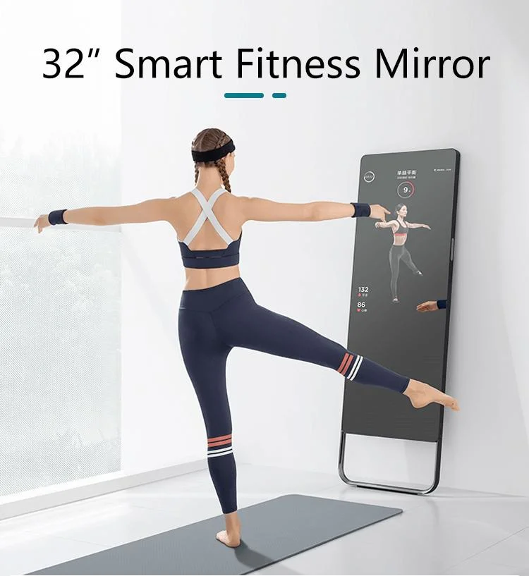 Magic Exercise Mirror Gym Interactive Health Full Body Sport Gym Floor Stand Wall Mounted Exercise Workout Mirror Smart Fitness Mirror