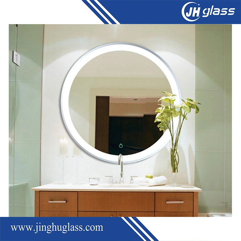 Modern Stainless Steel Framed LED Illuminated Lighted Long Length Body Floor Mirror