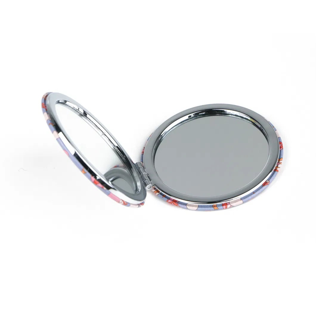 Ultra-Thin Round Foldable Makeup Mirror Mini Hand-Held Cosmetic Tool Makeup Mirror Travel Pocket Beauty Mirror