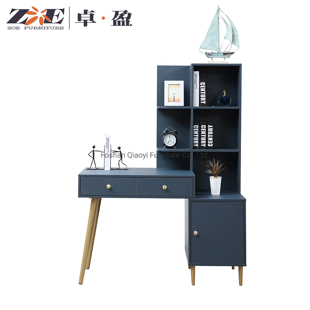 Simple Modern Household Wooden Apartment Bedroom Drawers Light Luxury Dressing Table Makeup Vanity Table with Mirror