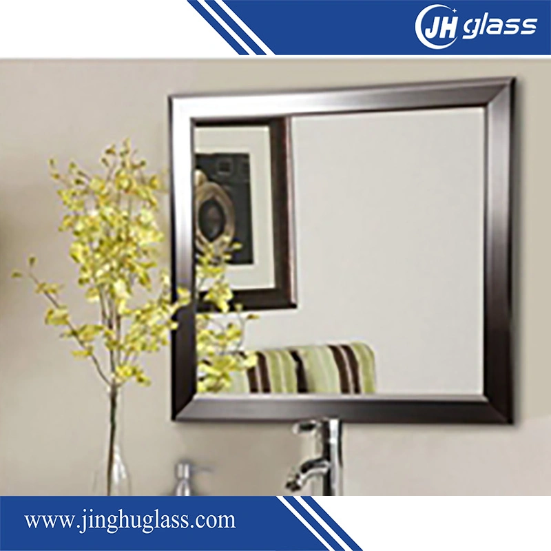 Hotel Wholesale Customized Salon MDF Wooden Black Frame Wall Mirror for Home Decoration