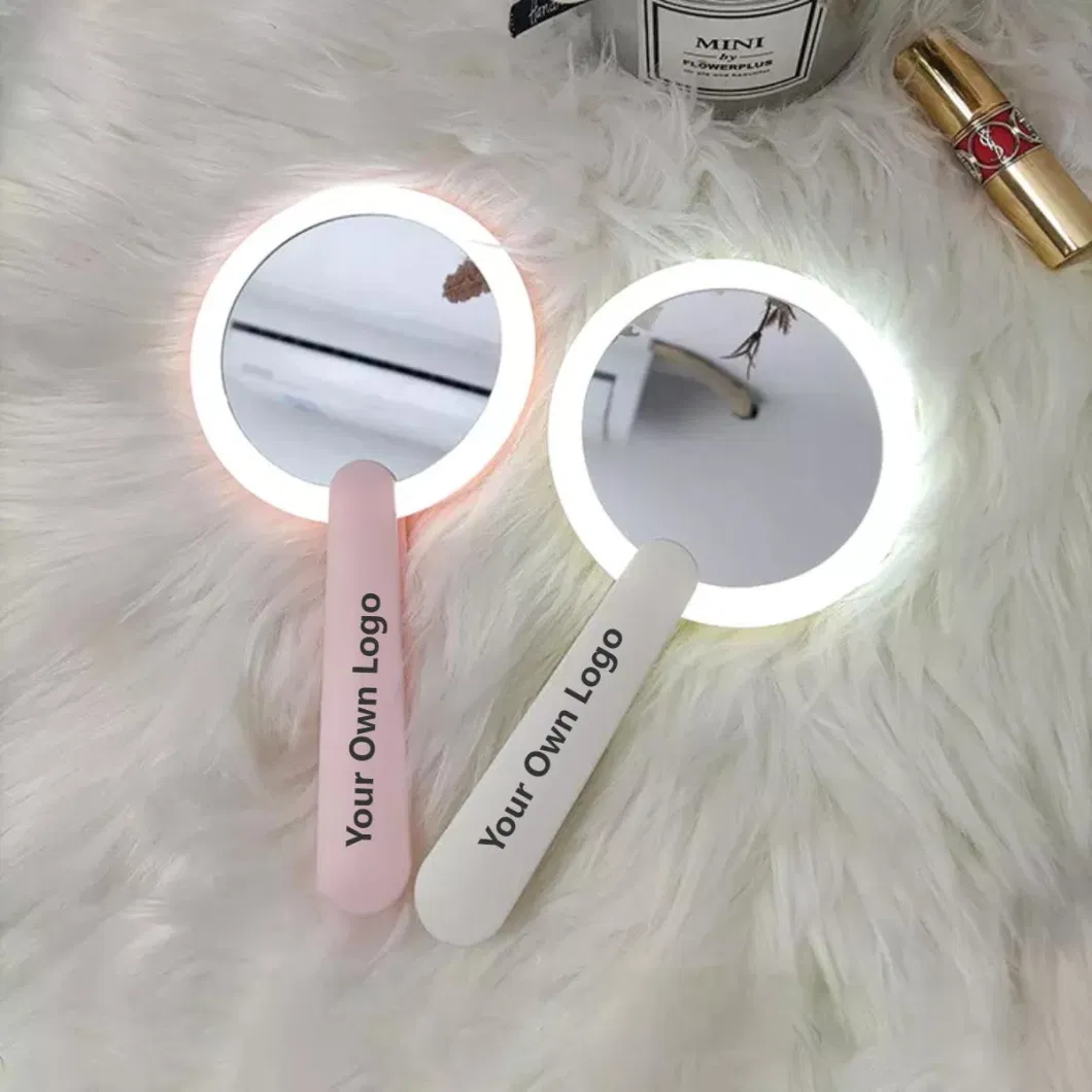 China Buying Agent Fashion Handheld LED Cosmetic Makeup Mirror