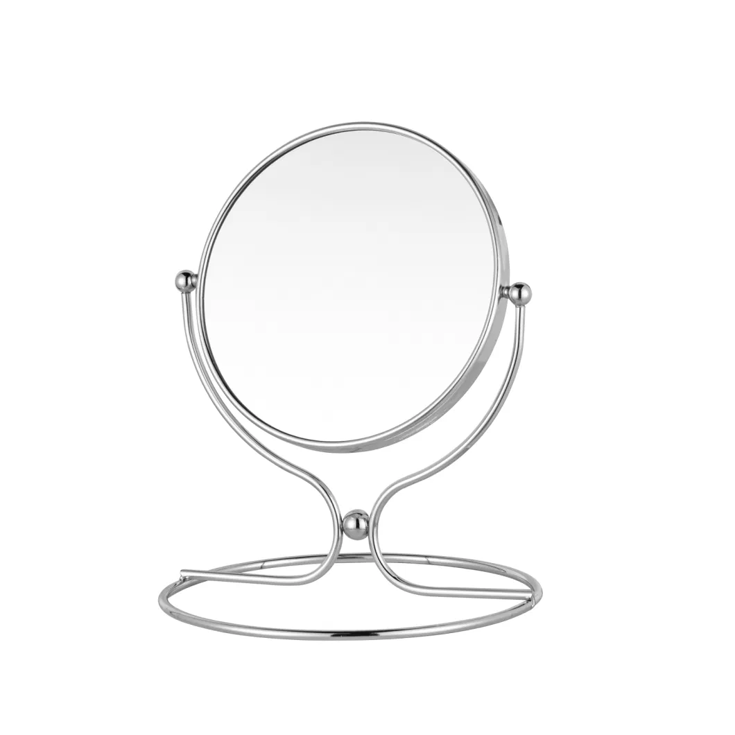 New Design Gold Plating Unique Table Vanity Mirror