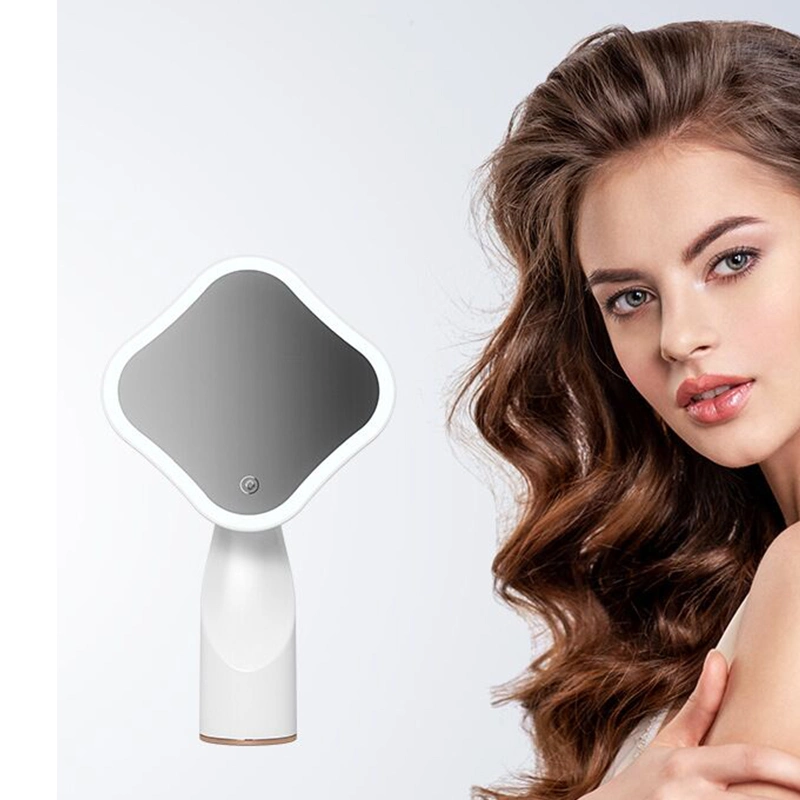 Household Desktop Rotatable Beauty LED Makeup Mirror