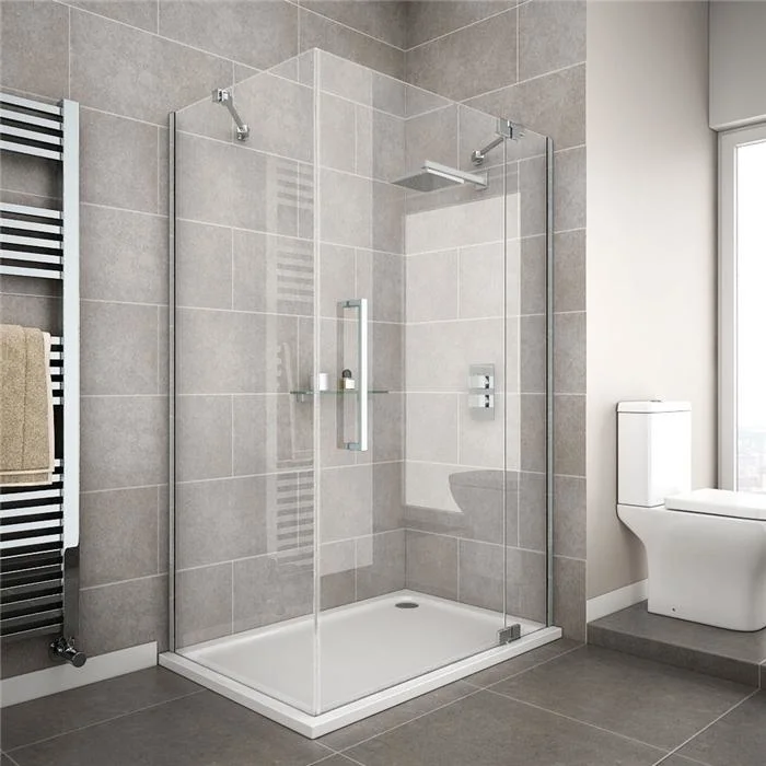 Bathroom Shower Cabin Prefab Tempered Glass Sliding Shower Room