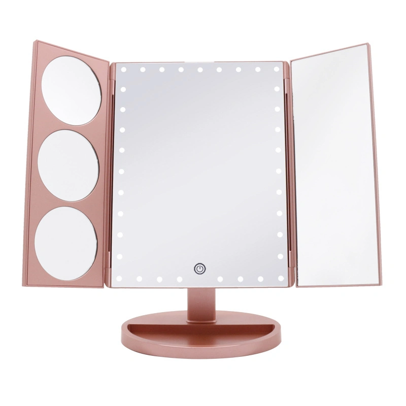 Multi-Magnifying Makeup Mirror with LED Fill Light