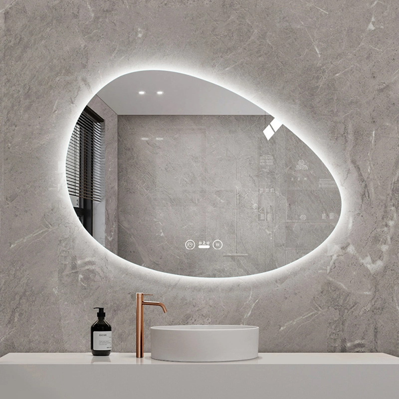 Special-Shaped Smart Bathroom Mirror LED with Light Luminous Wall-Mounted Makeup Mirror Toilet Vanity Mirror