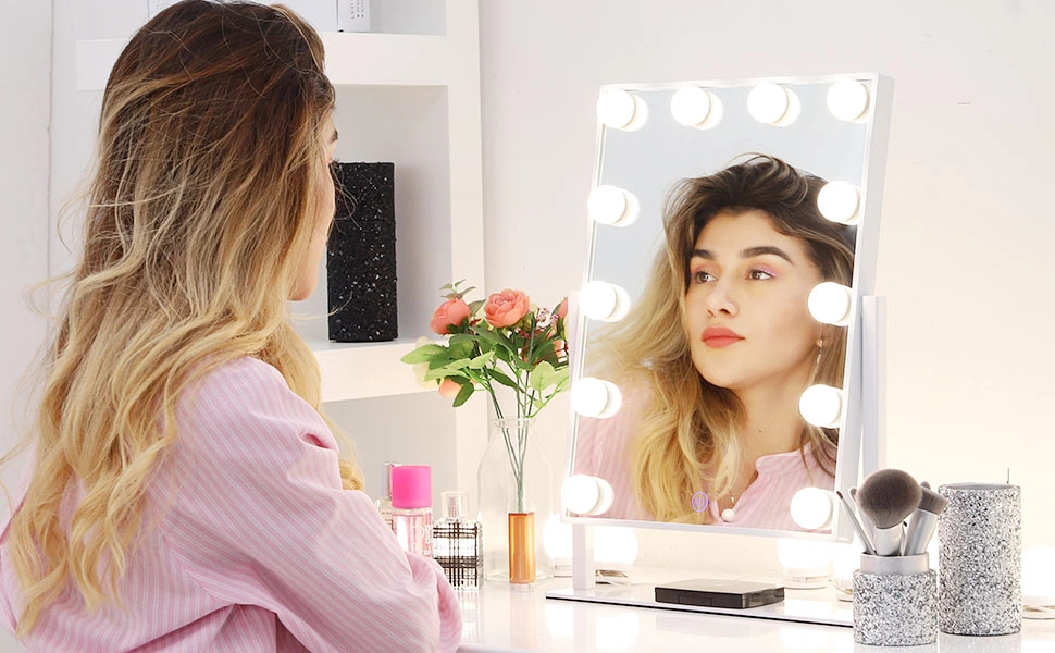 Makeup Cosmetic Mirrors with LED Light