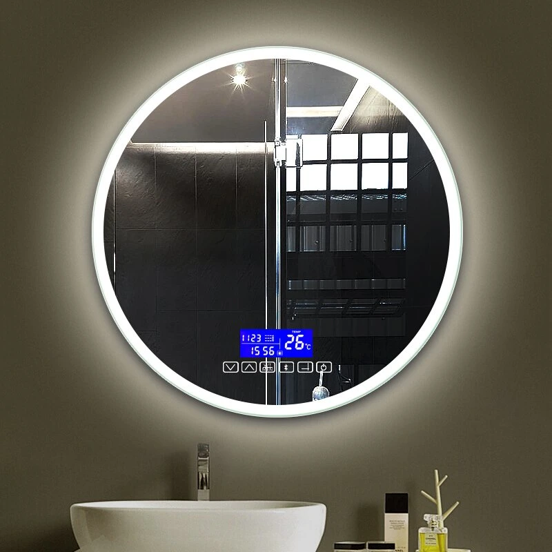 Luxury Intelligent Design LED Light Bluetooth Antifogging Bathroom Mirror