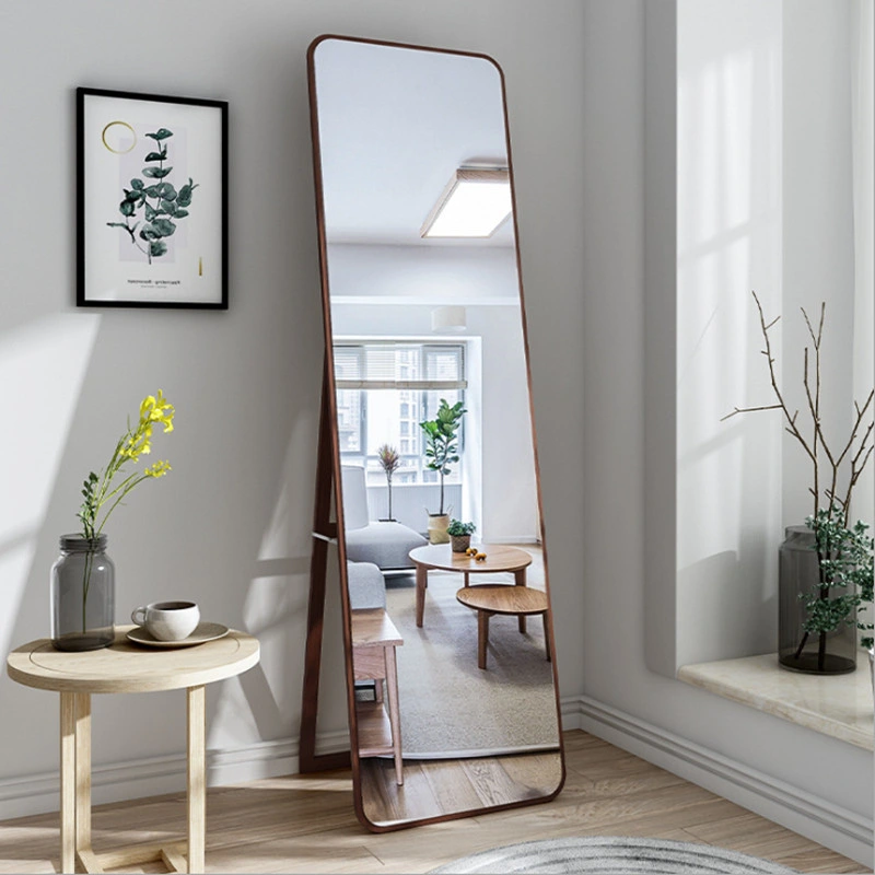 Floor Dressing Mirror Solid Wood Dressing Mirror 0448