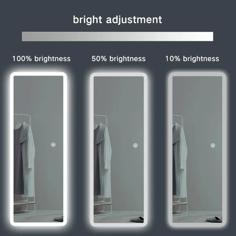 High Quality Wall Mounted Backlit Floor Full Length Dressing Mirror