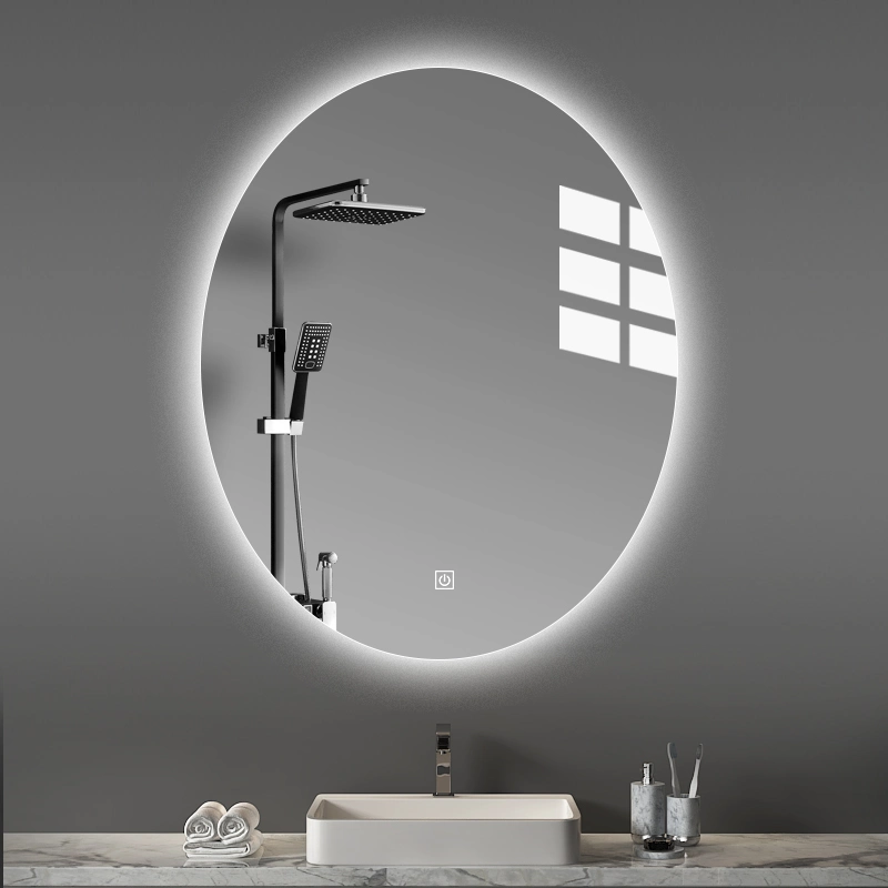 Bathroom LED Mirror Light Oval Mirror Light Vanity LED Makeup Mirror