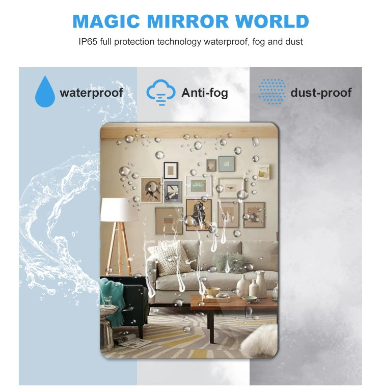 HD 1080P LCD Indoor LED Magic Mirror Touch Screen Display Advertising Smart Magic Mirror