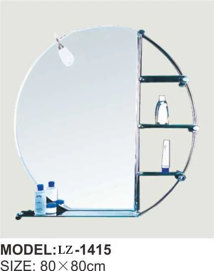 Smart Vanity Mirror with Glass Shelf Bathroom Mirror Furniture