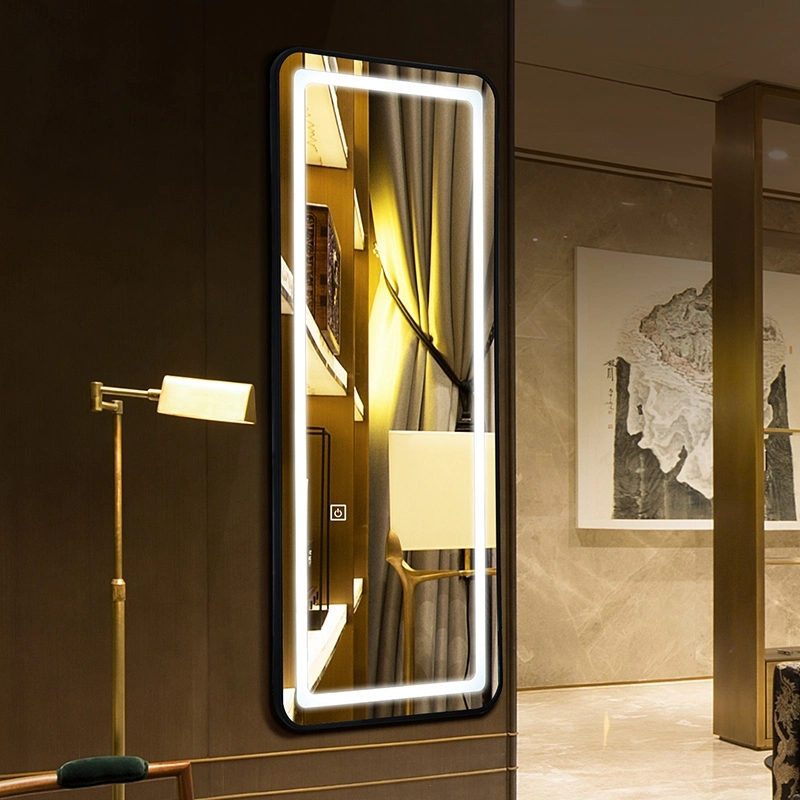 Full Length LED Dressing Mirror Glass Decorative Mirror Full Body LED Mirror